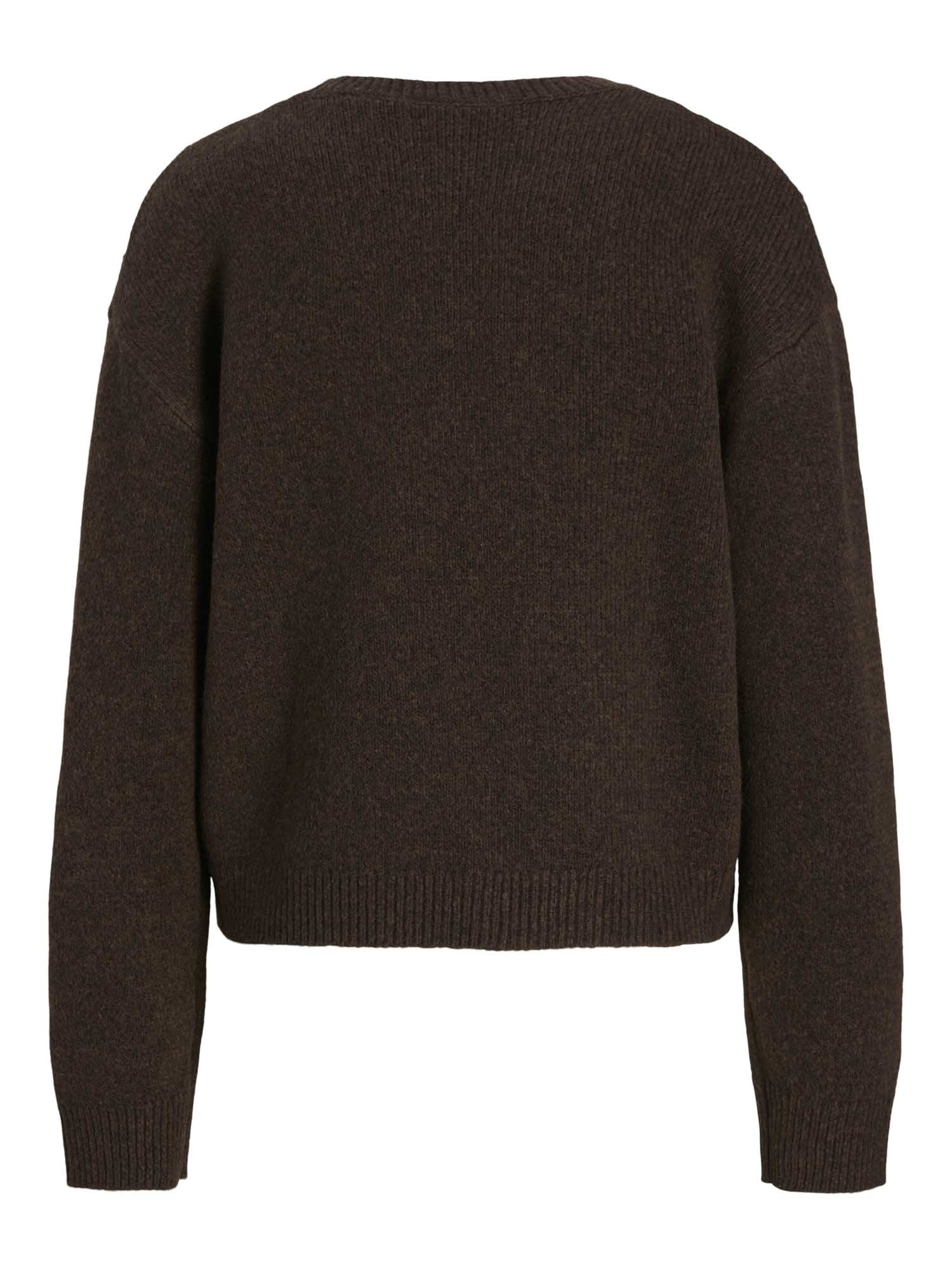 PULLOVER HARVI JJXX DA RAGAZZA MARRONE - immagine 3