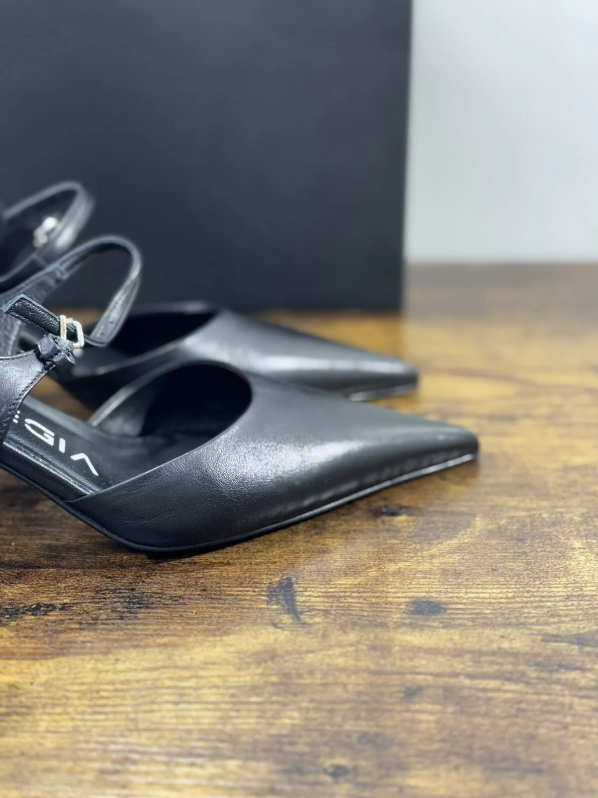Strategia Scarpa Donna Pelle Nero Luxury Woman Shoes Strategia 41 - immagine 5