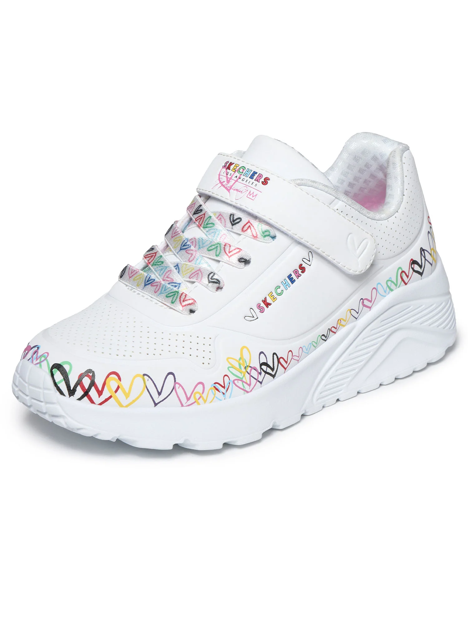 Sneakers Skechers Uno Lite Heart Craze per bambina multicolore - immagine 5