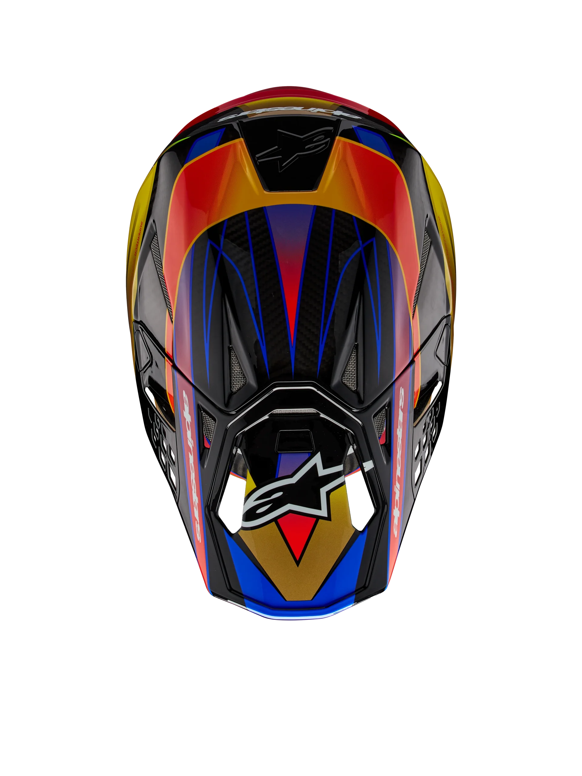 Casco Supertech M10 Era ECE 22.06 Gold Yellow Rio Red Glossy - immagine 8