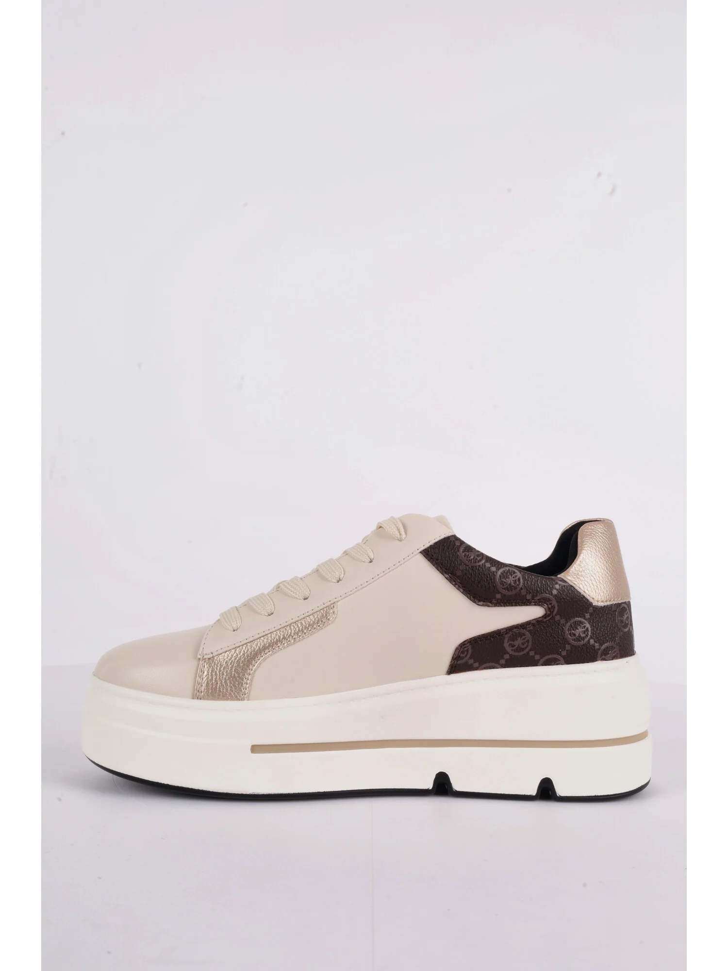 SNEAKER CON PLATFORM QUEEN HELENA DA DONNA BEIGE - immagine 6