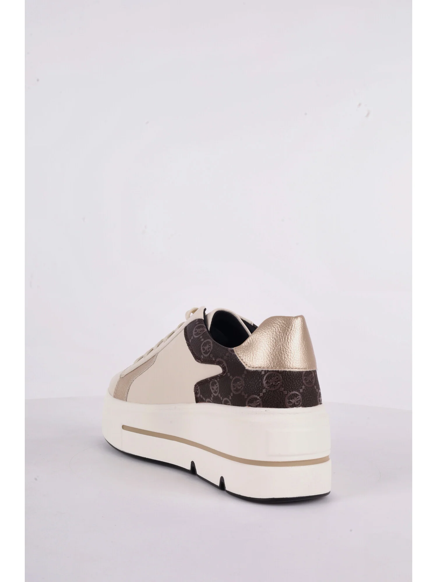 SNEAKER CON PLATFORM QUEEN HELENA DA DONNA BEIGE - immagine 7