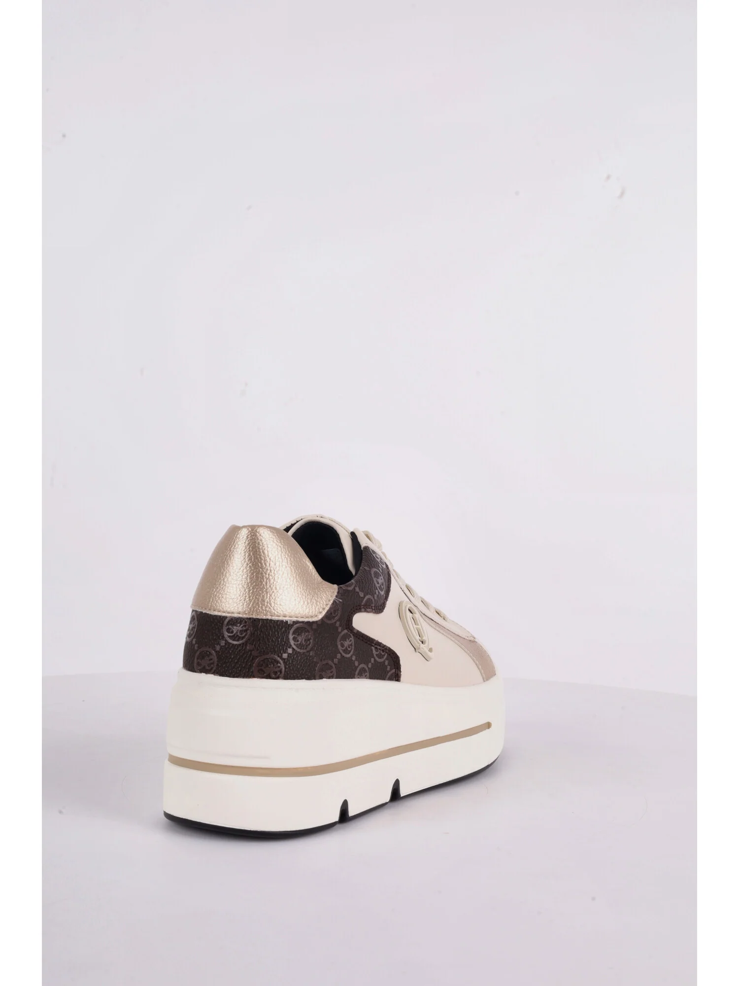 SNEAKER CON PLATFORM QUEEN HELENA DA DONNA BEIGE - immagine 9