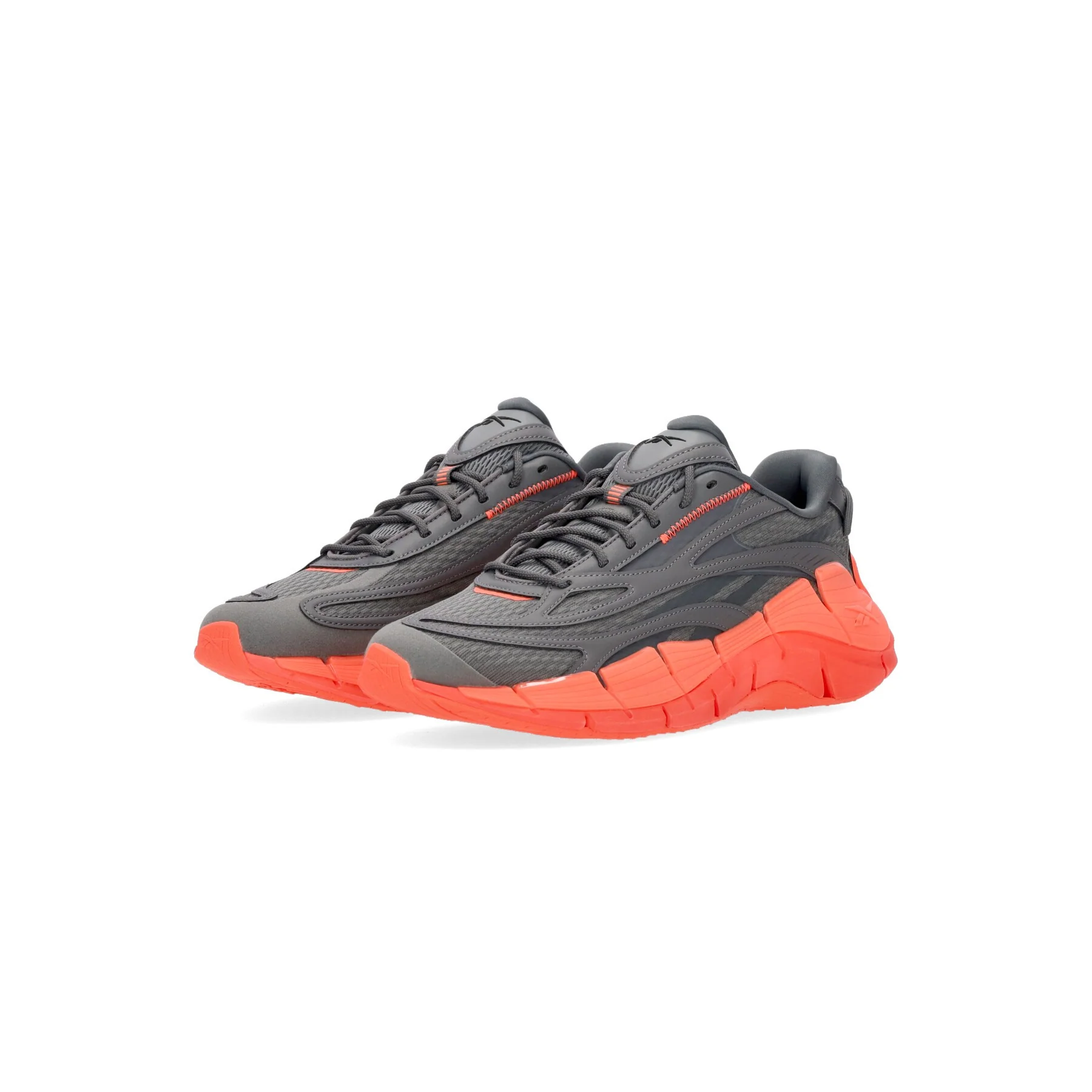 Scarpa Bassa Uomo Zig Kinetica 2.5 Pure Grey 6/pure Grey 7/orange Flare - immagine 5