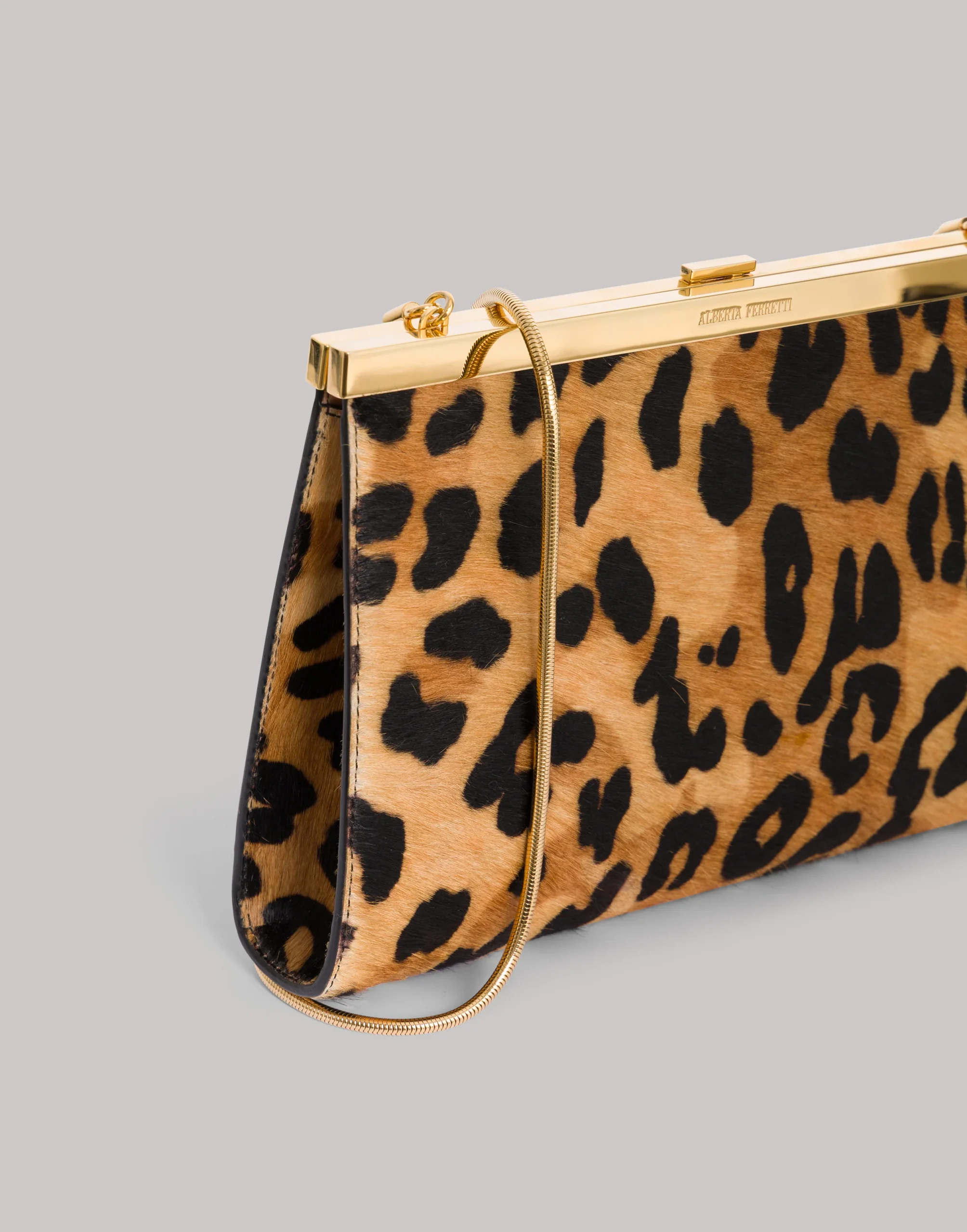 Borsa in cavallino leopardata - immagine 4