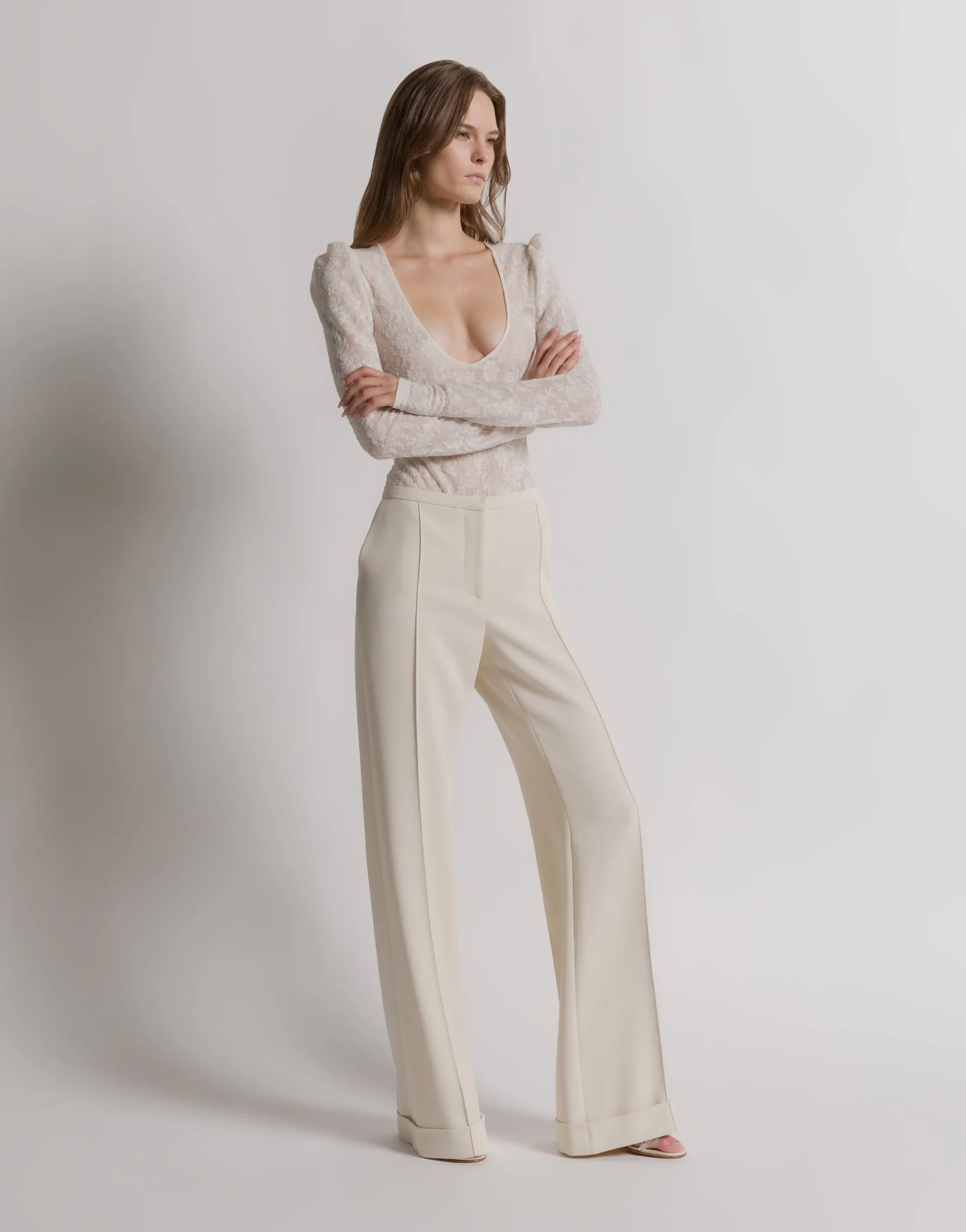 Pantaloni da abito in cady - immagine 3