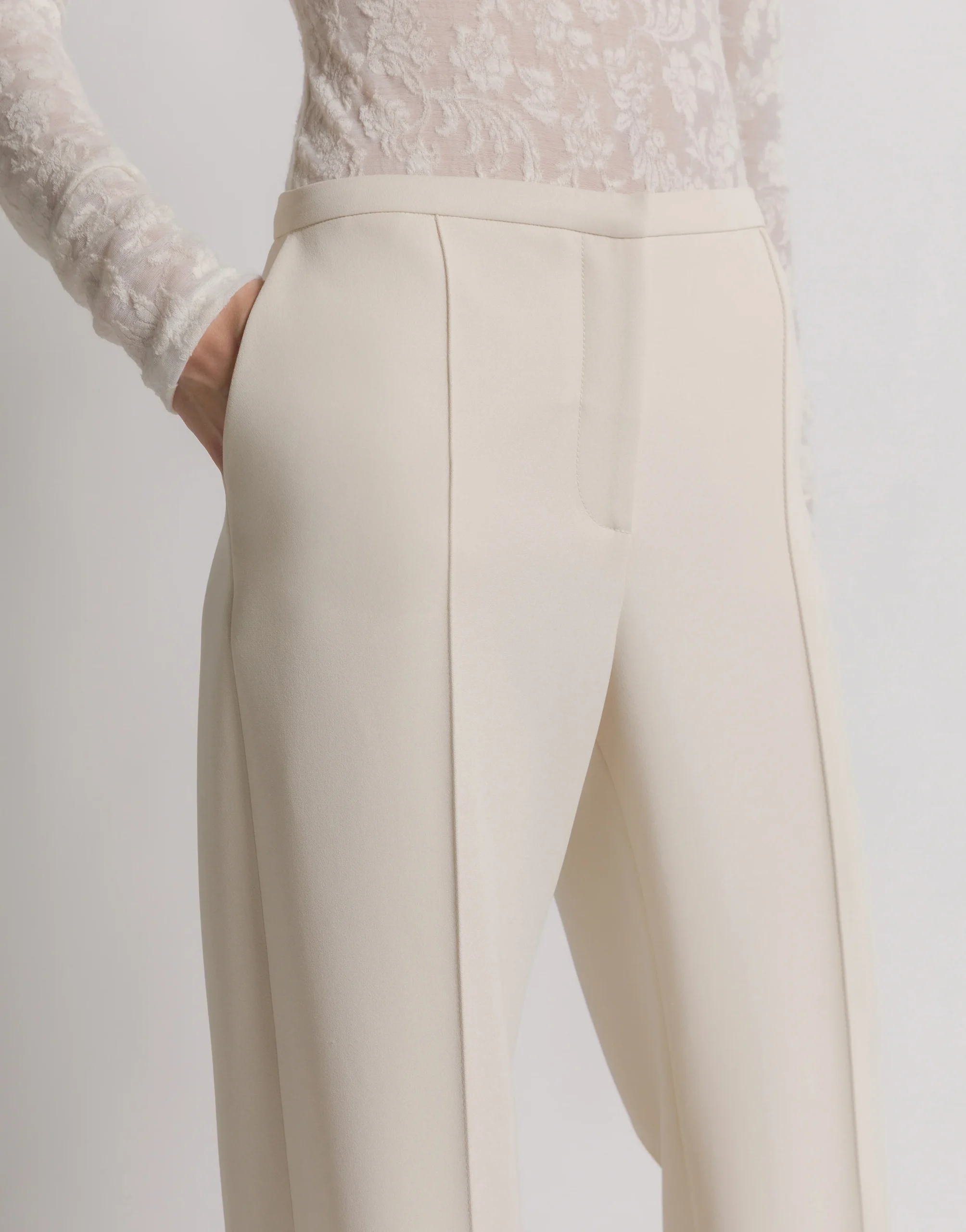Pantaloni da abito in cady - immagine 5