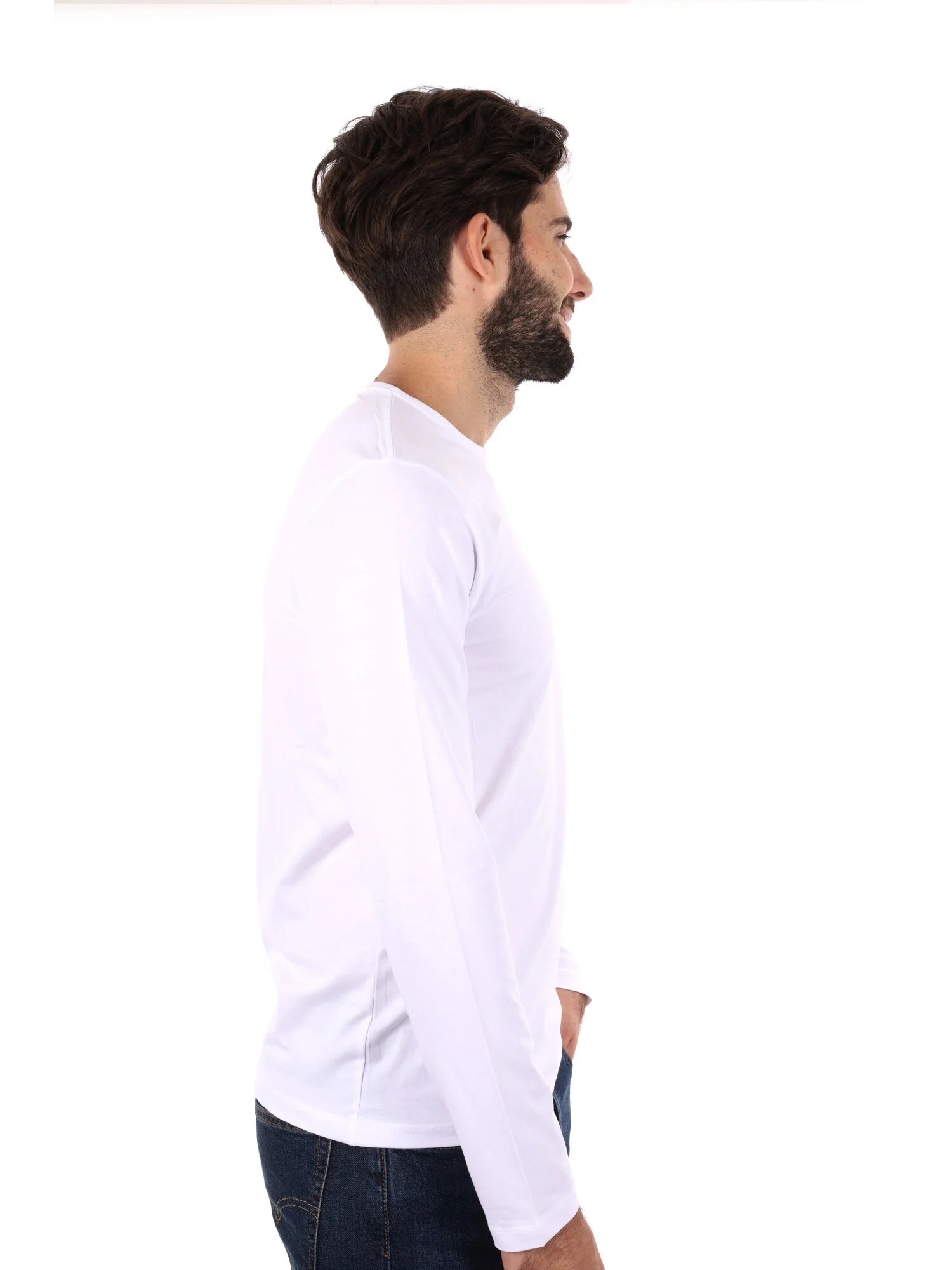 MAGLIA A MANICHE LUNGHE ORIGINAL PEPE JEANS DA UOMO BIANCO - immagine 7